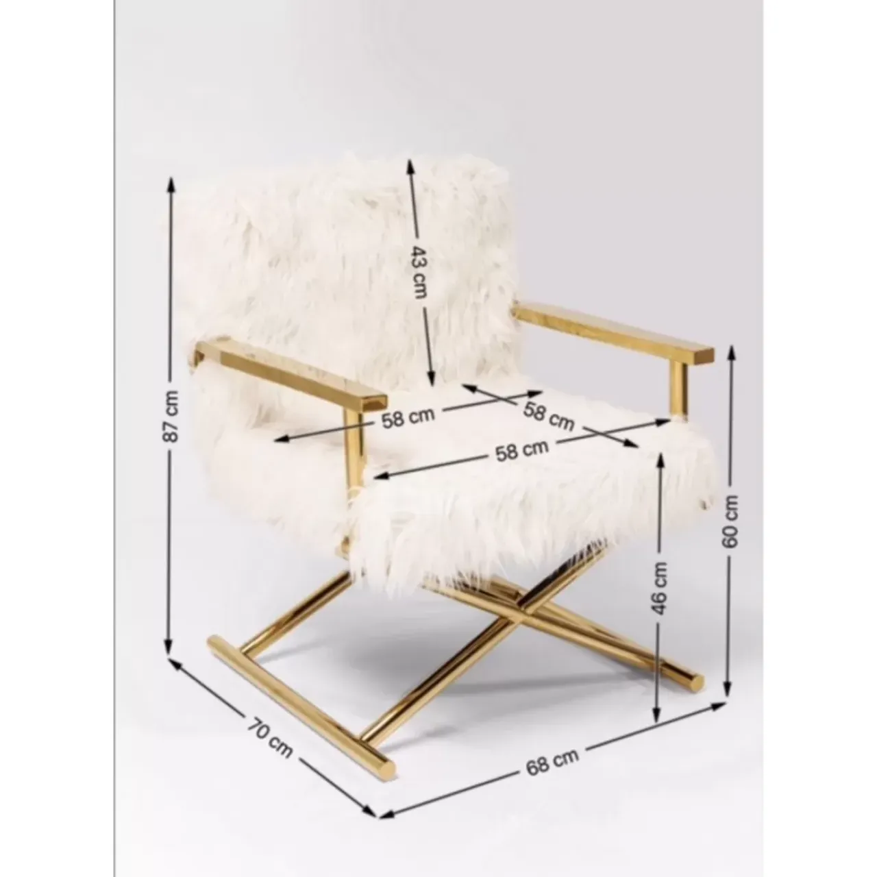 Sessel-KARE Design Sessel Mr. Fluffy