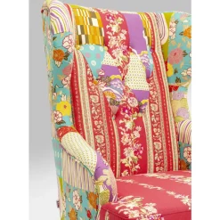 Sessel-KARE Design Sessel Patchwork Red