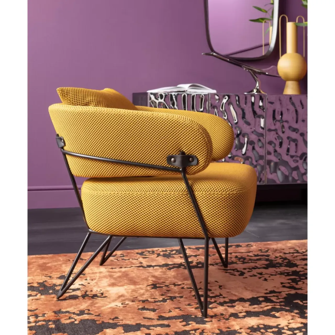 Sessel-KARE Design Sessel Peppo Gelb