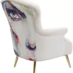 Sessel-KARE Design Sessel Portrait Creme