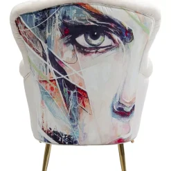Sessel-KARE Design Sessel Portrait Creme