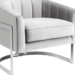 Sessel-KARE Design Sessel Pure Elegance Grau