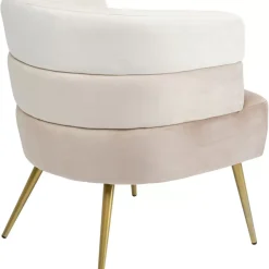 Sessel-KARE Design Sessel Sandwich Creme