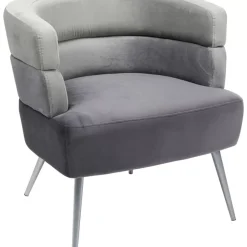 Sessel-KARE Design Sessel Sandwich Grau