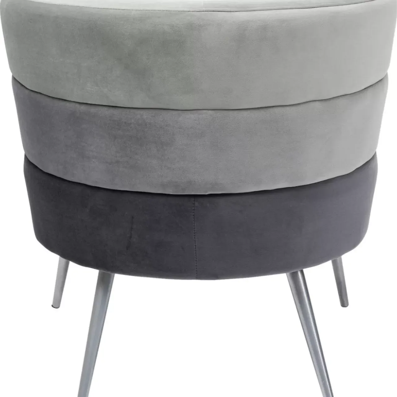 Sessel-KARE Design Sessel Sandwich Grau
