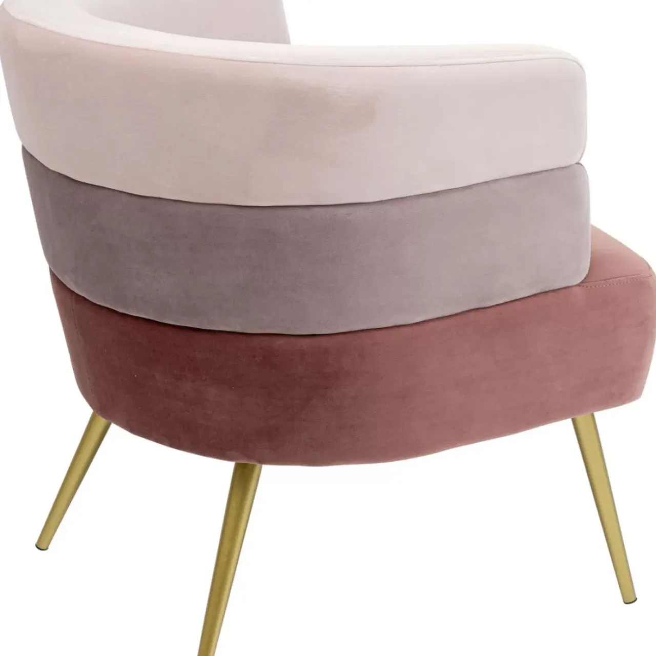 Sessel-KARE Design Sessel Sandwich Rose