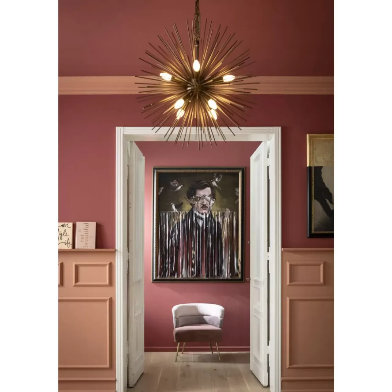 Sessel-KARE Design Sessel Sandwich Rose