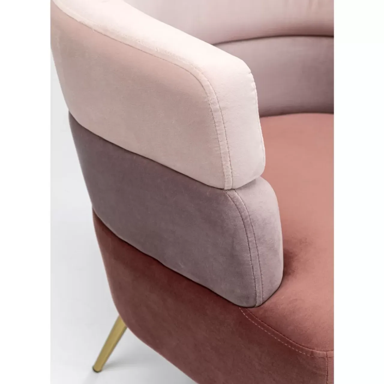 Sessel-KARE Design Sessel Sandwich Rose