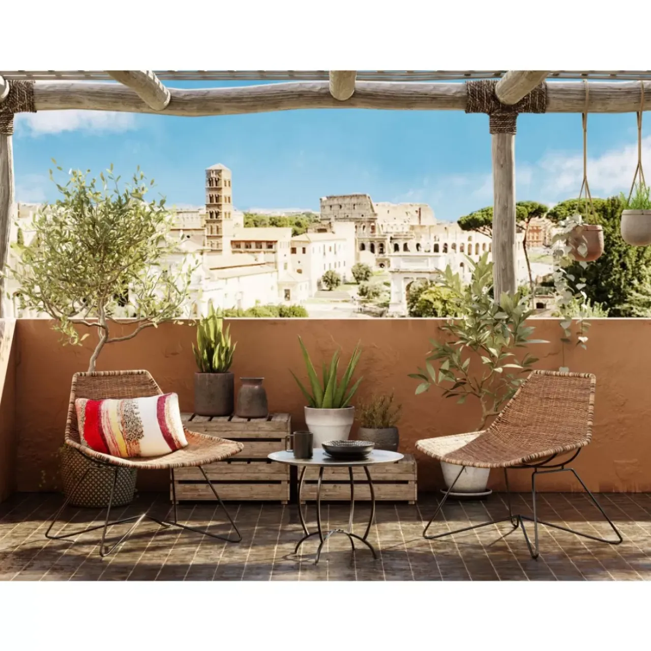 Outdoormöbel-KARE Design Sessel Sansibar Lounge