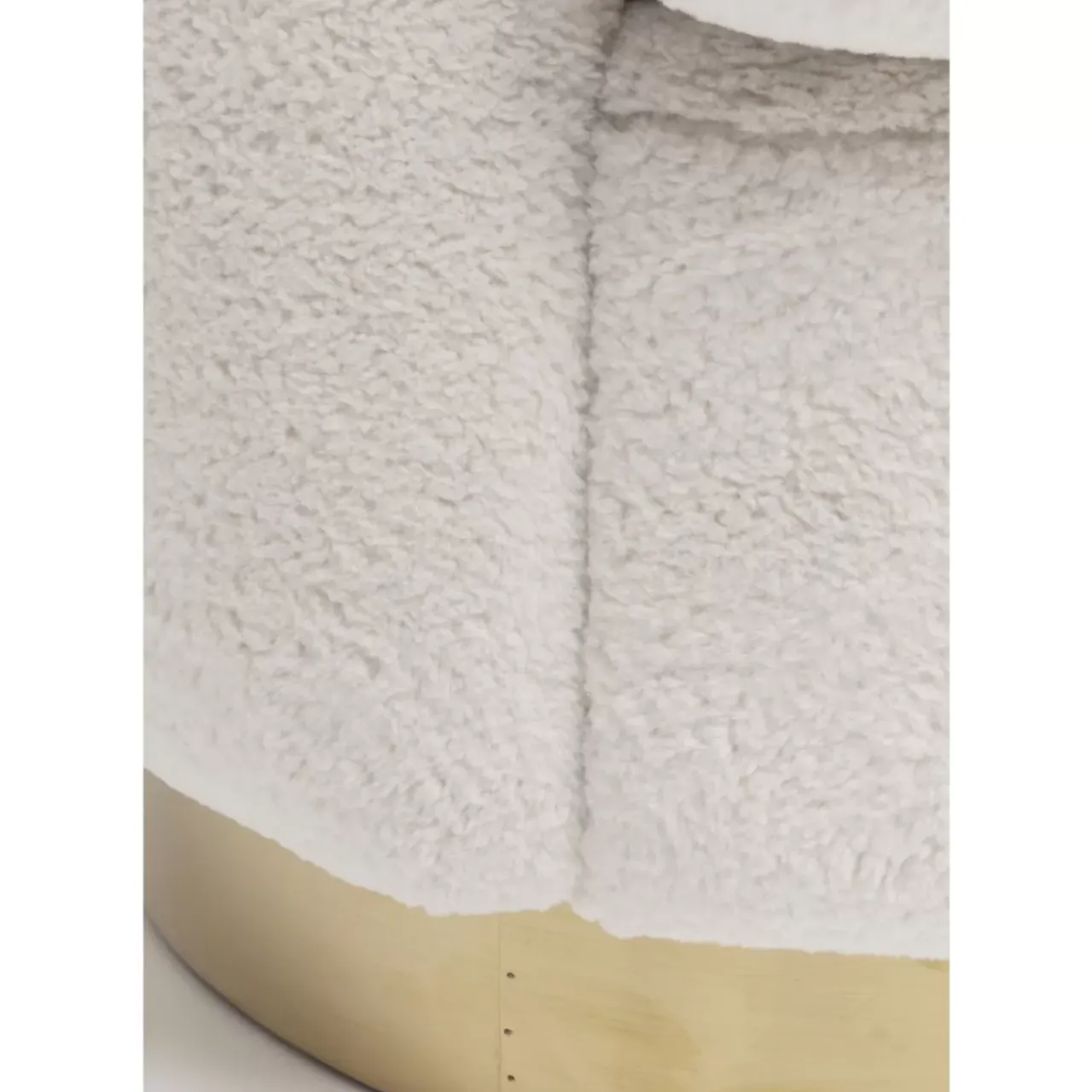 Sessel-KARE Design Sessel Silhouette Fur Weiss