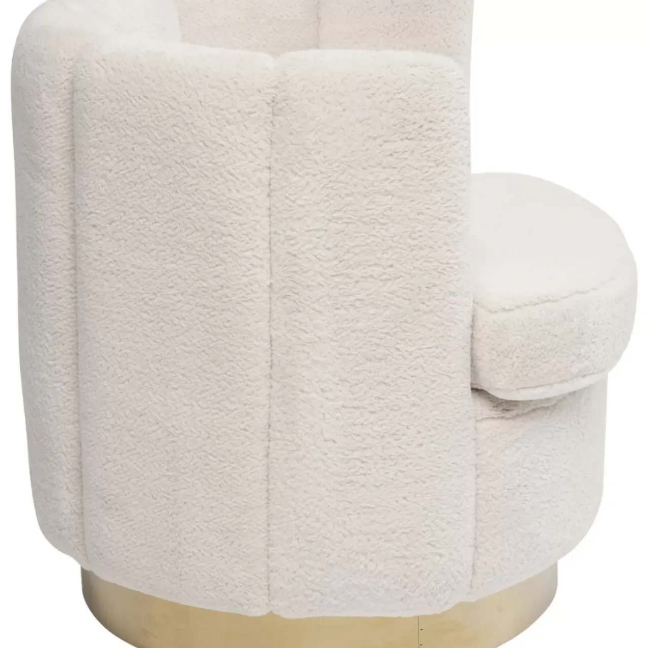 Sessel-KARE Design Sessel Silhouette Fur Weiss