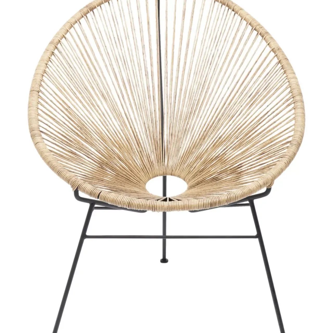 Outdoormöbel-KARE Design Sessel Spaghetti Natur