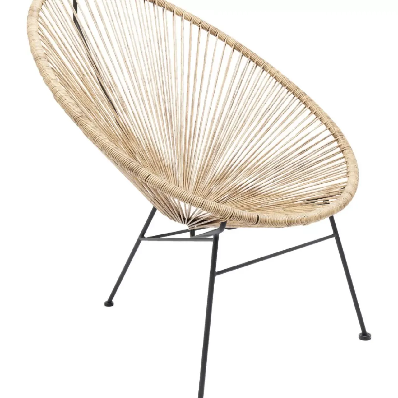 Outdoormöbel-KARE Design Sessel Spaghetti Natur