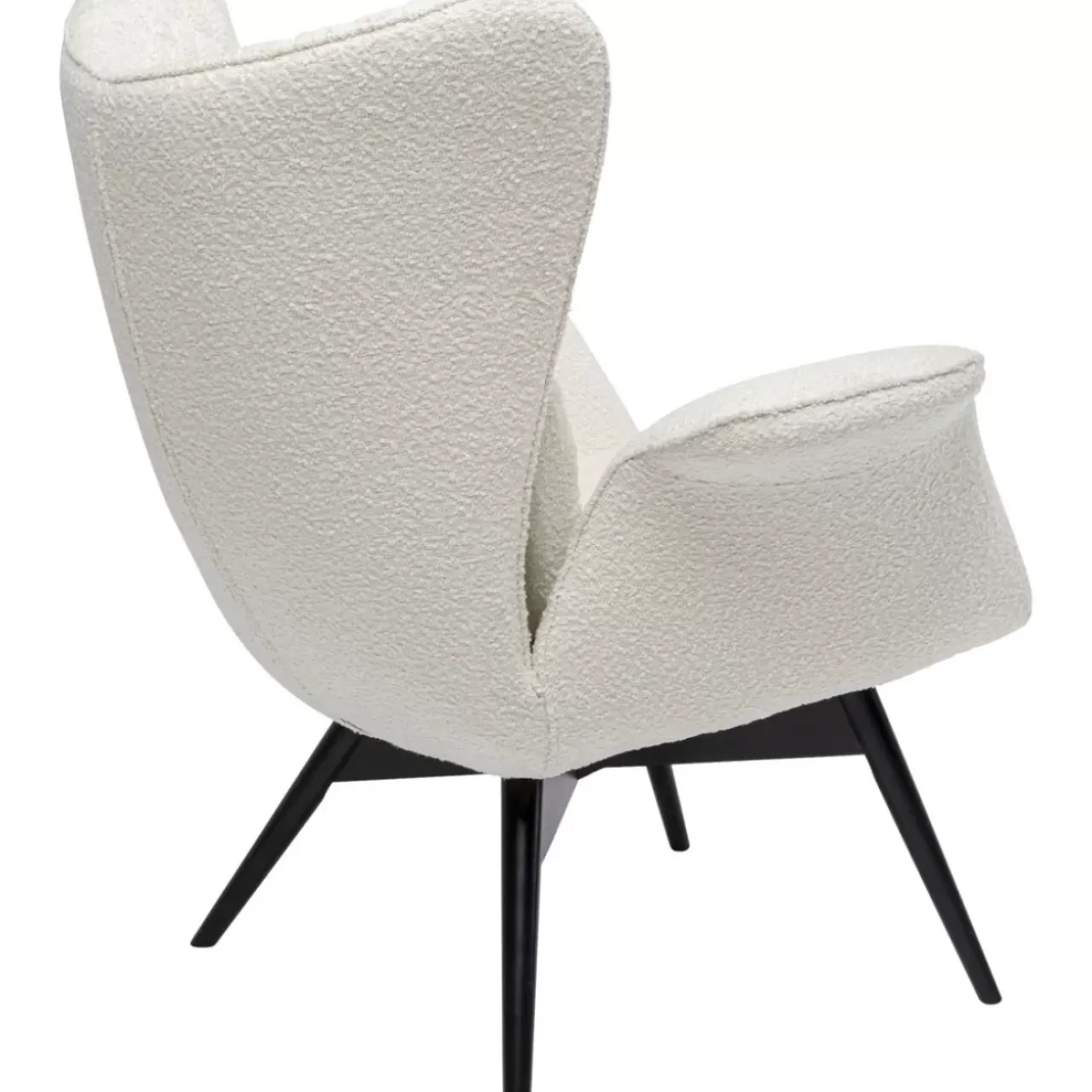 Sessel-KARE Design Sessel Tudor Boucle Creme