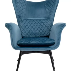 Sessel-KARE Design Sessel Tudor Velvet Petrol