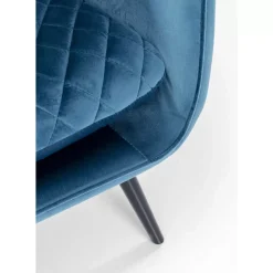 Sessel-KARE Design Sessel Tudor Velvet Petrol