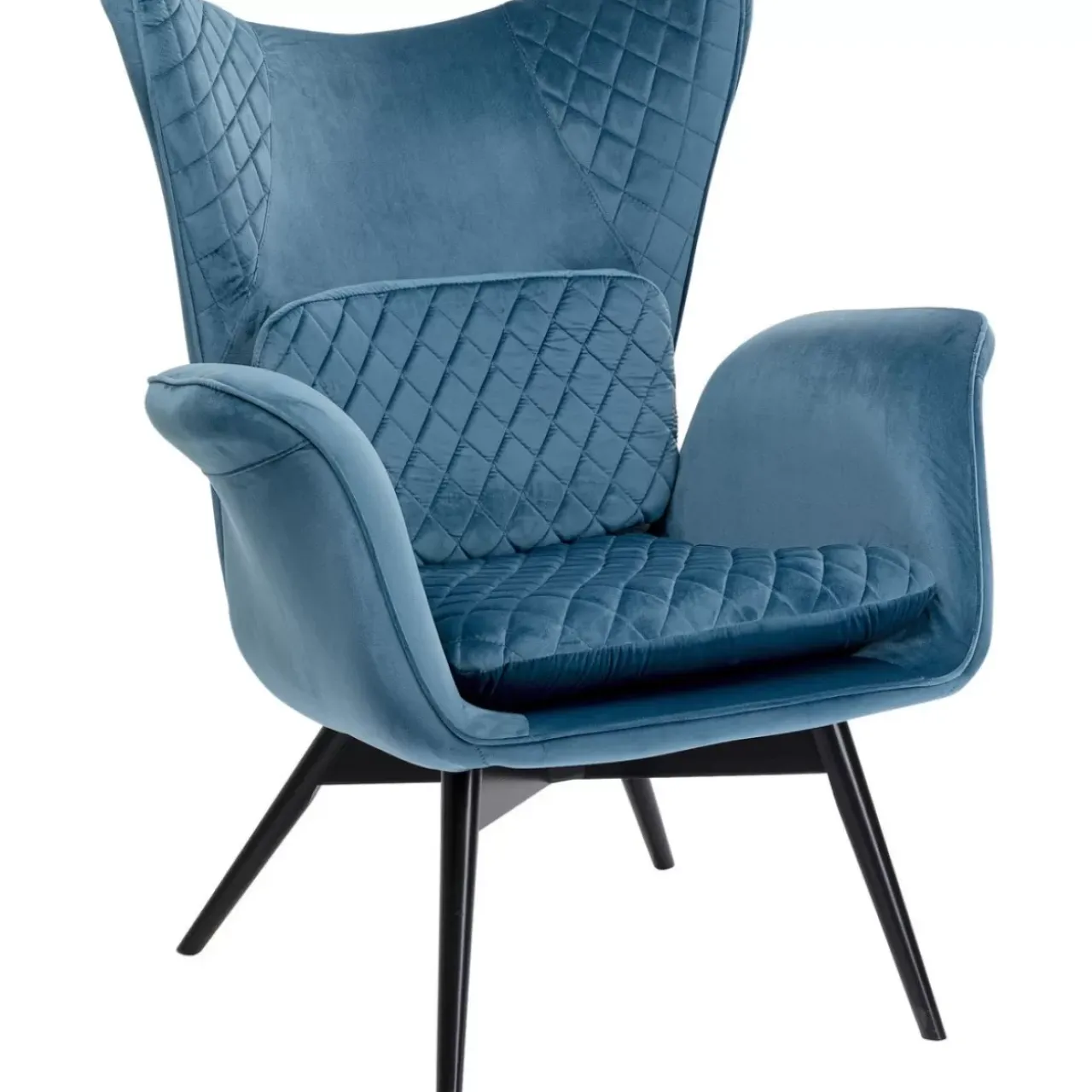 Sessel-KARE Design Sessel Tudor Velvet Petrol