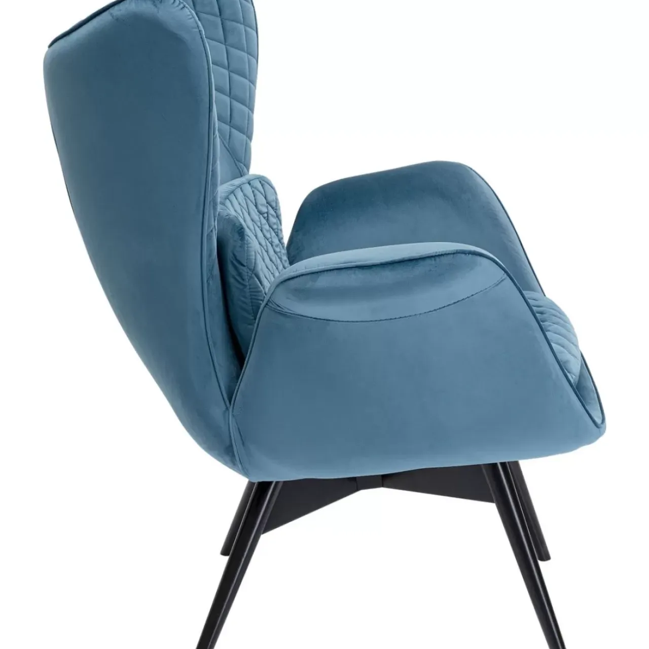 Sessel-KARE Design Sessel Tudor Velvet Petrol