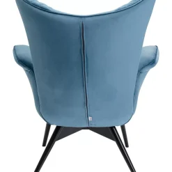 Sessel-KARE Design Sessel Tudor Velvet Petrol