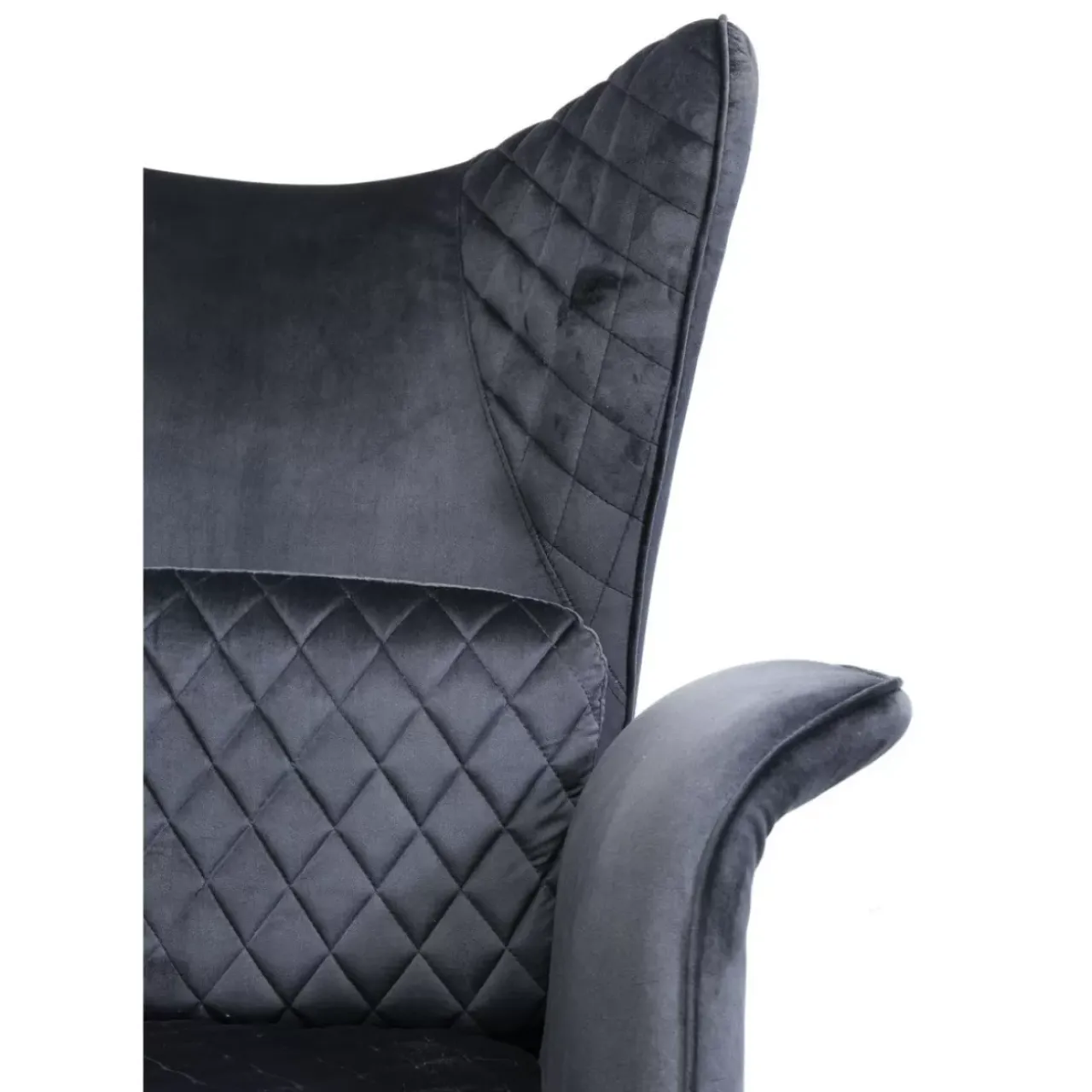 Sessel-KARE Design Sessel Tudor Velvet Schwarz