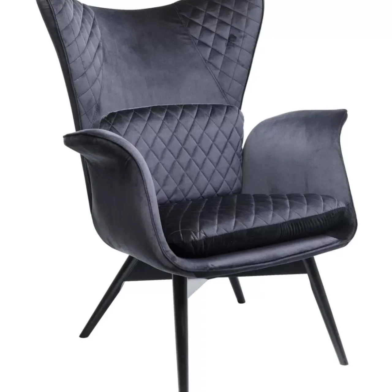 Sessel-KARE Design Sessel Tudor Velvet Schwarz