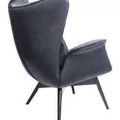 Sessel-KARE Design Sessel Tudor Velvet Schwarz