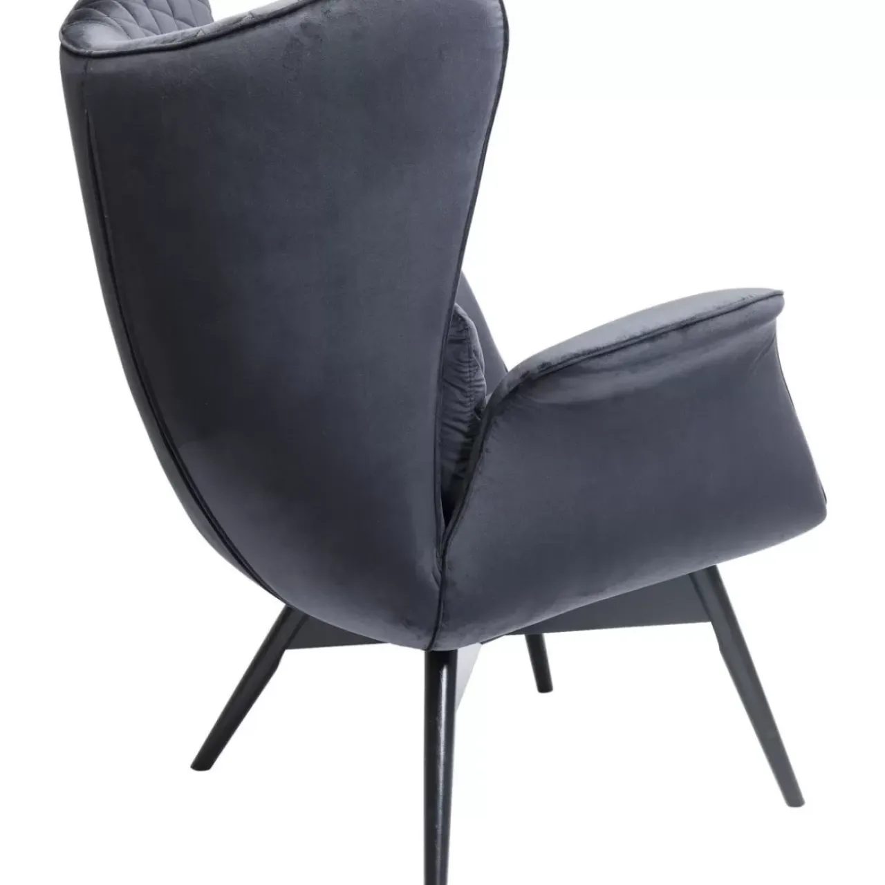 Sessel-KARE Design Sessel Tudor Velvet Schwarz
