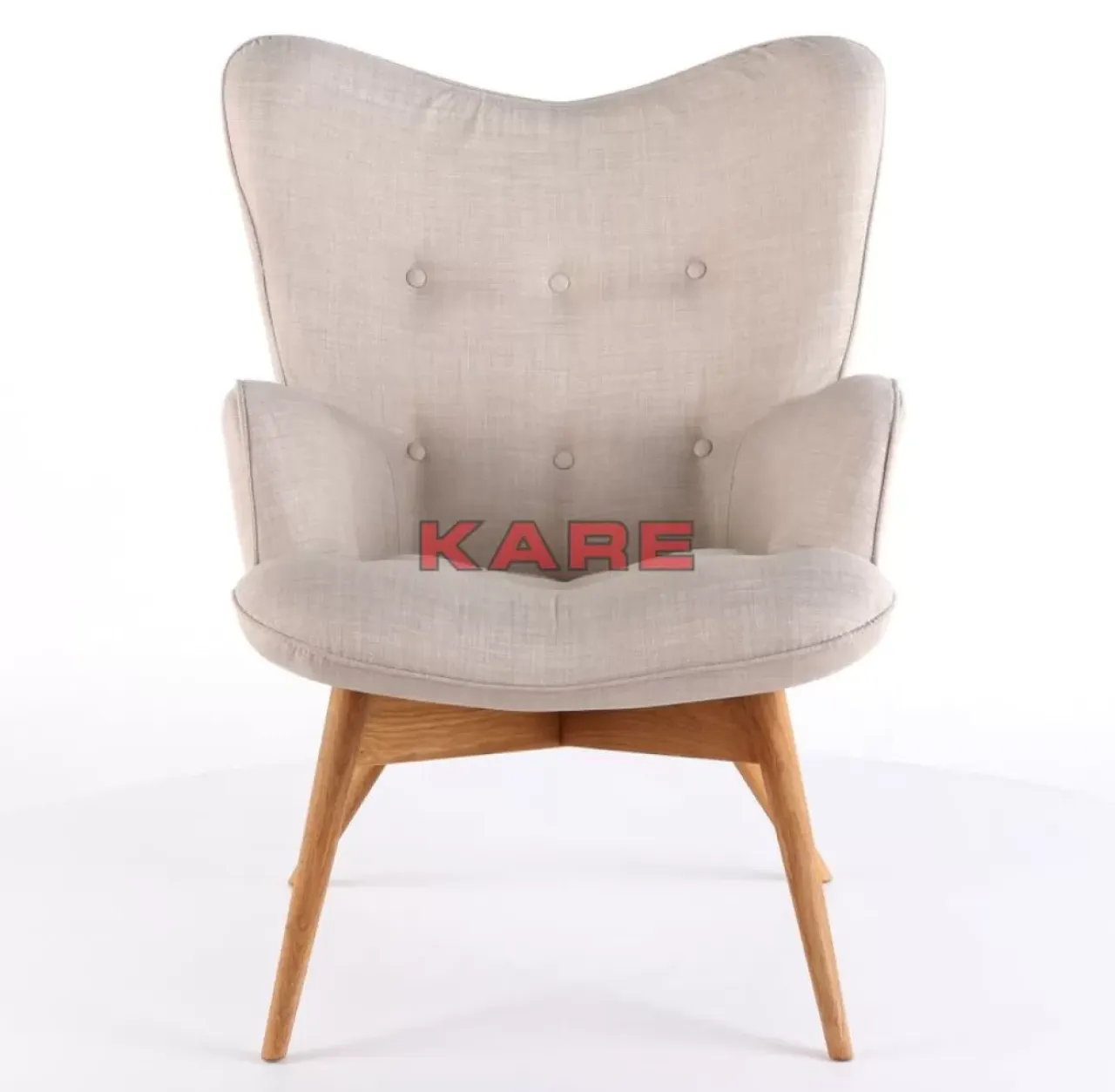 Sessel-KARE Design Sessel Vicky Ecru