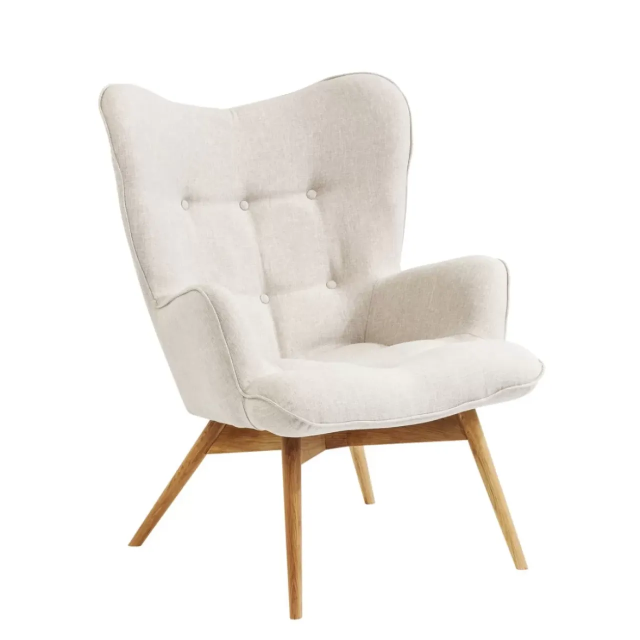 Sessel-KARE Design Sessel Vicky Ecru