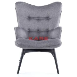 Sessel-KARE Design Sessel Vicky Loco Grau