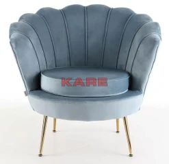 Sessel-KARE Design Sessel Water Lily Aqua