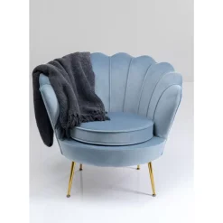 Sessel-KARE Design Sessel Water Lily Aqua