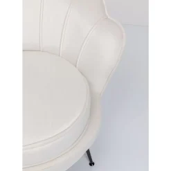 Sessel-KARE Design Sessel Water Lily Black Beige