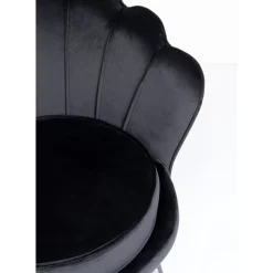 Sessel-KARE Design Sessel Water Lily Black Schwarz