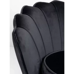 Sessel-KARE Design Sessel Water Lily Black Schwarz