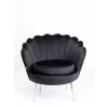 Sessel-KARE Design Sessel Water Lily Chrom Schwarz