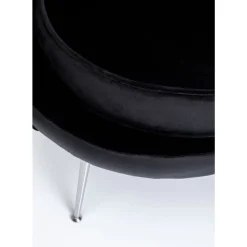 Sessel-KARE Design Sessel Water Lily Chrom Schwarz