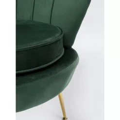Sessel-KARE Design Sessel Water Lily Dunkel Grun