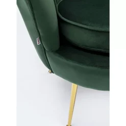 Sessel-KARE Design Sessel Water Lily Dunkel Grun
