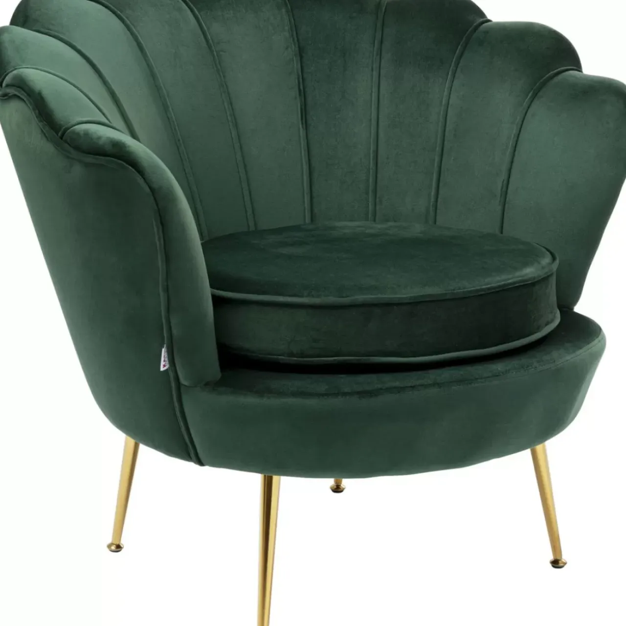Sessel-KARE Design Sessel Water Lily Dunkel Grun