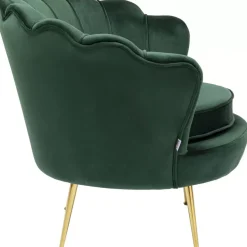 Sessel-KARE Design Sessel Water Lily Dunkel Grun