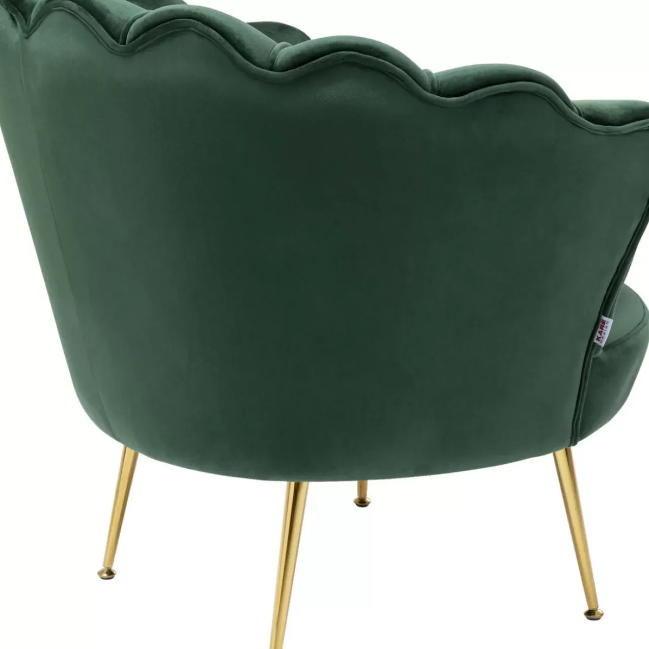 Sessel-KARE Design Sessel Water Lily Dunkel Grun
