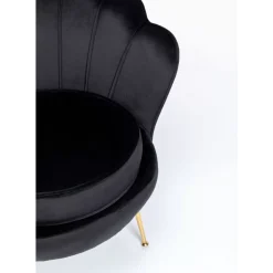 Sessel-KARE Design Sessel Water Lily Gold Schwarz