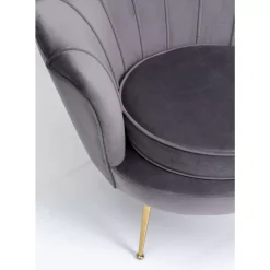 Sessel-KARE Design Sessel Water Lily Grau