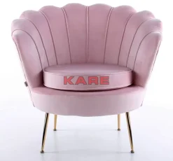 Sessel-KARE Design Sessel Water Lily Rosa