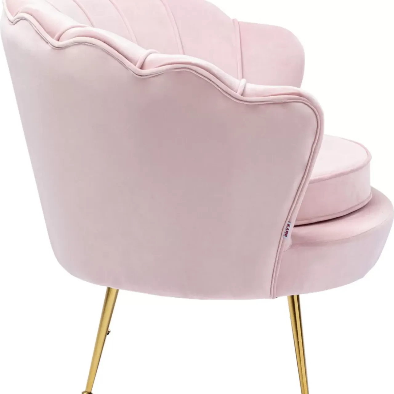 Sessel-KARE Design Sessel Water Lily Rosa