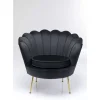 Sessel-KARE Design Sessel Water Lily Schwarz