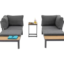 Outdoormöbel-KARE Design Set Happy Day Flexible (3-Tlg.)