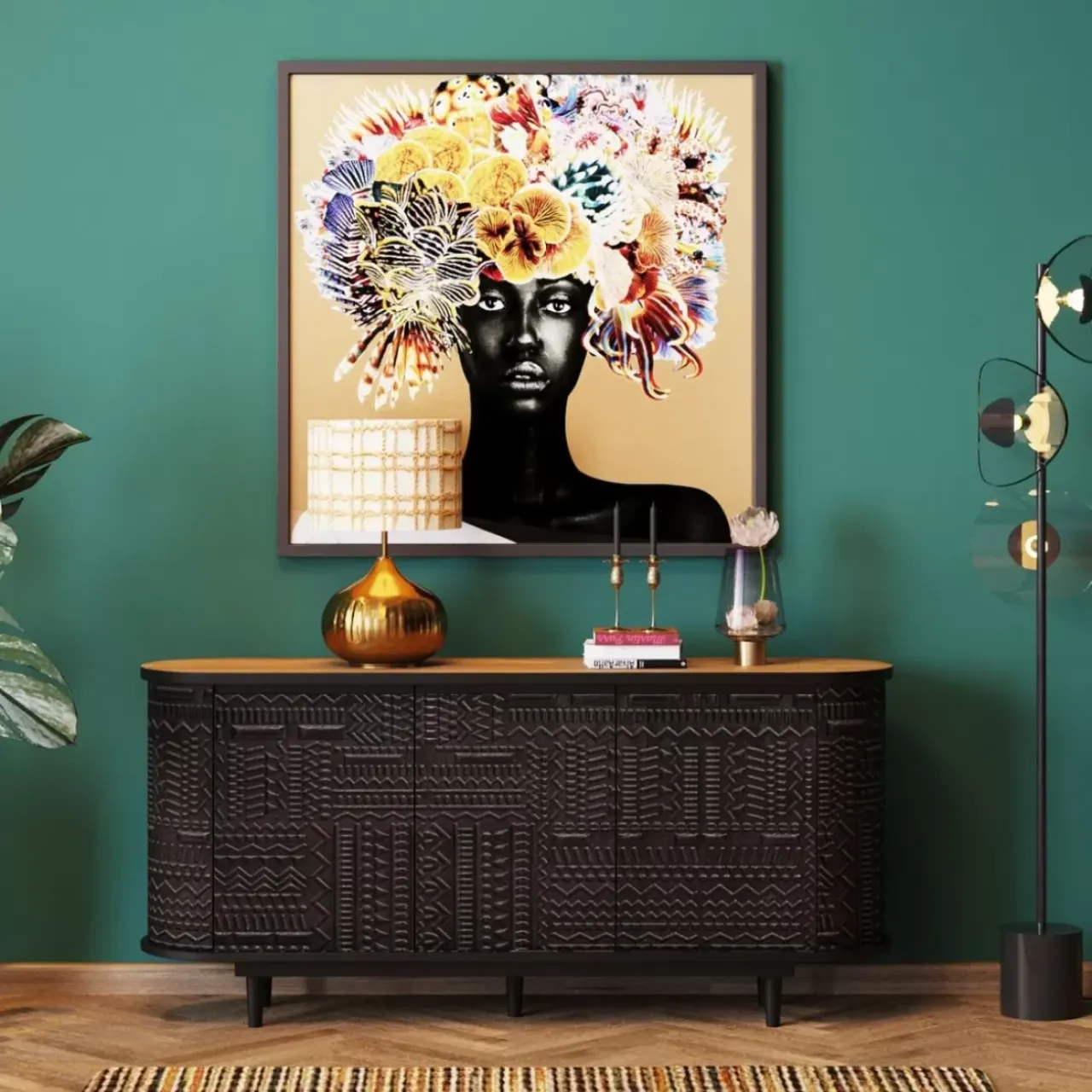 Kommoden & Sideboards-KARE Design Sideboard Berber 160X75Cm