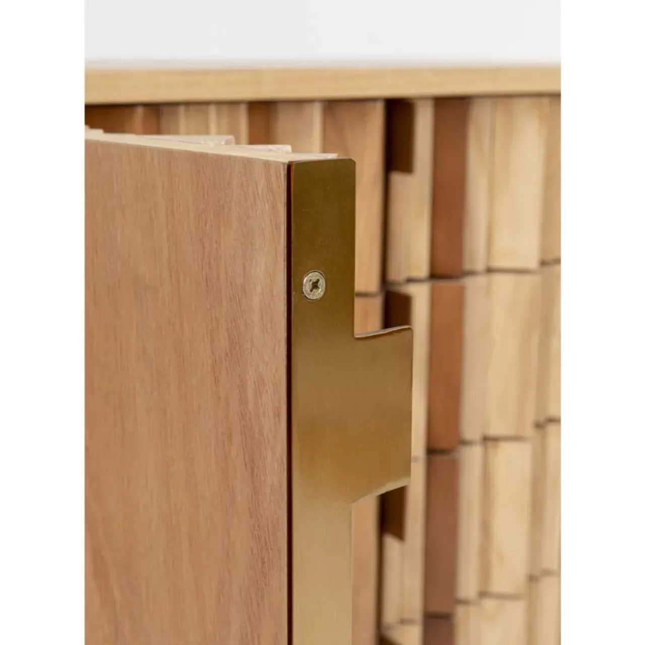 Kommoden & Sideboards-KARE Design Sideboard Concertina Natur 186X74Cm
